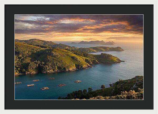 Galician Coast At Golden Hour
