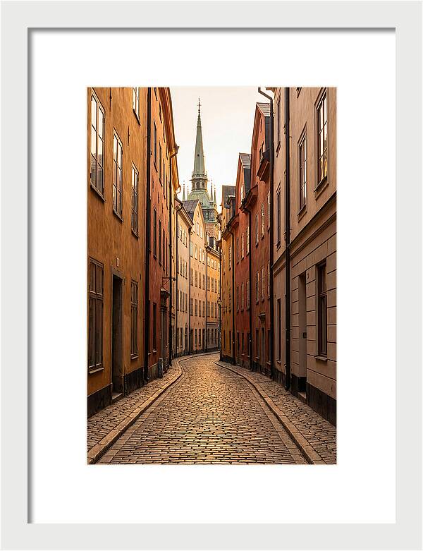 Gamla Stan At Golden Hour