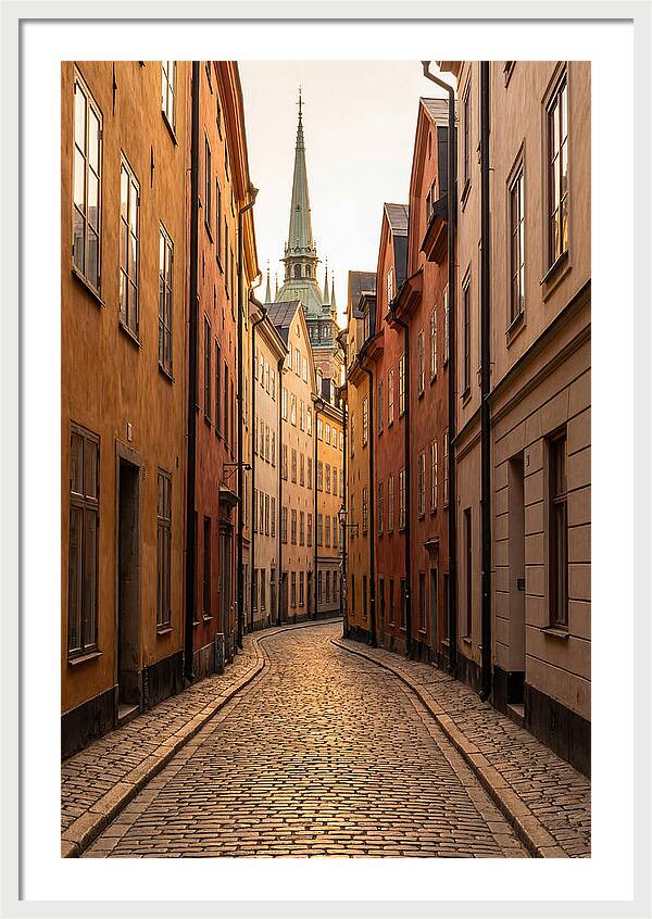 Gamla Stan At Golden Hour