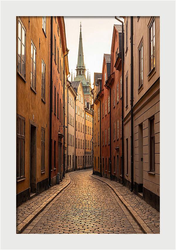 Gamla Stan At Golden Hour