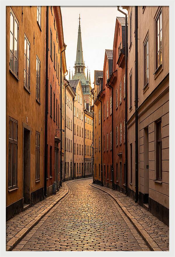 Gamla Stan At Golden Hour