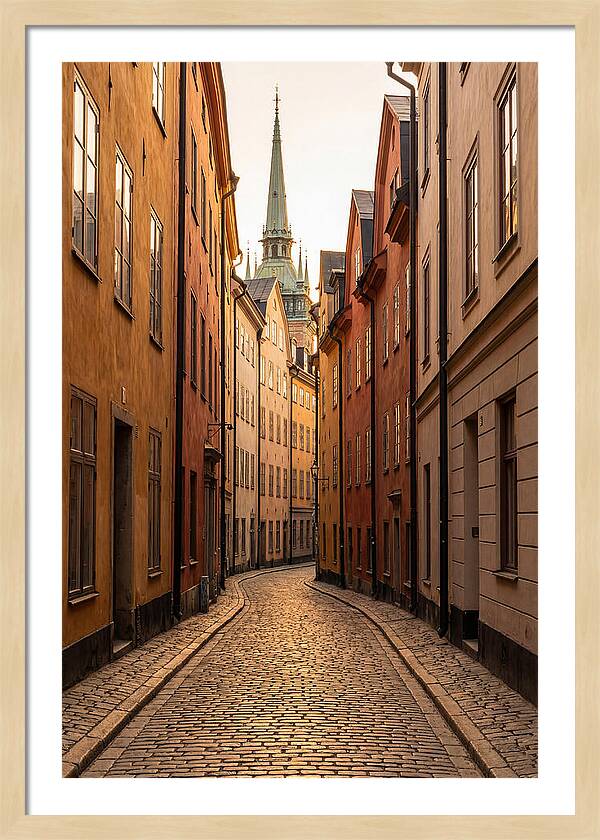 Gamla Stan At Golden Hour