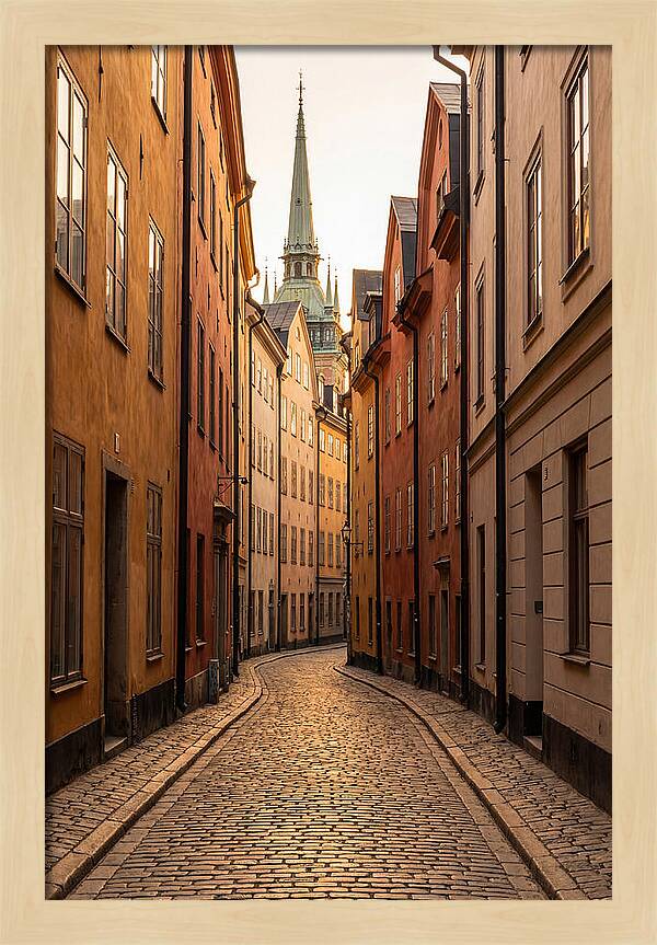Gamla Stan At Golden Hour