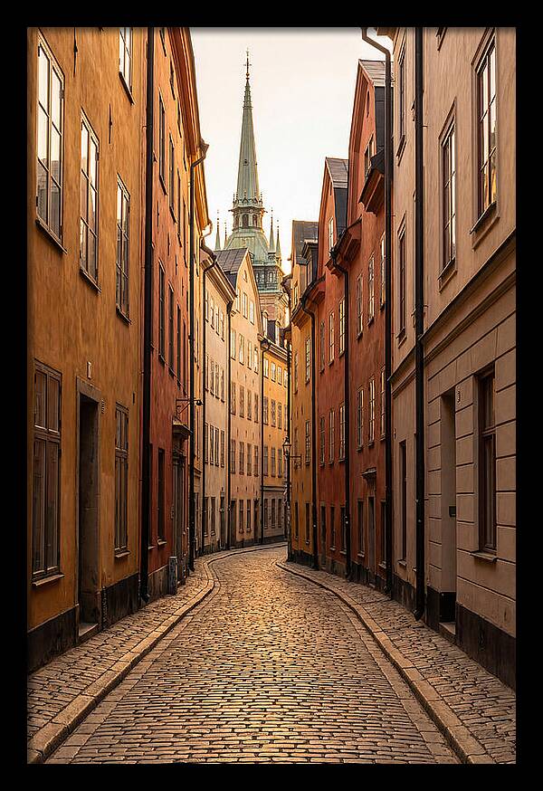 Gamla Stan At Golden Hour