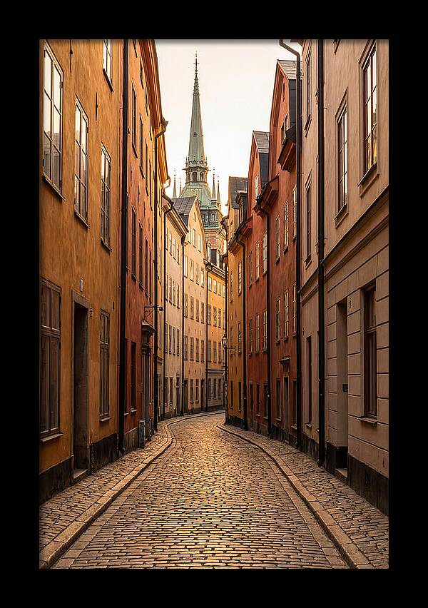 Gamla Stan At Golden Hour