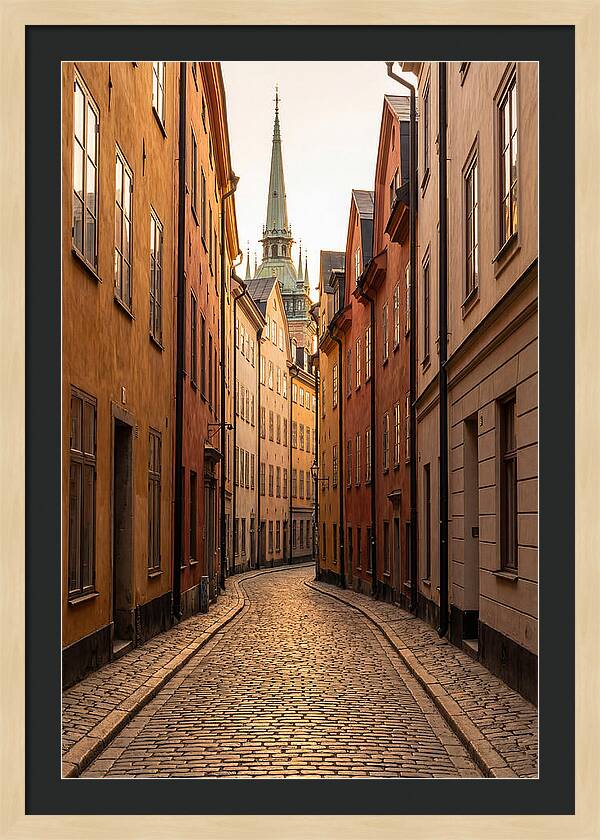 Gamla Stan At Golden Hour