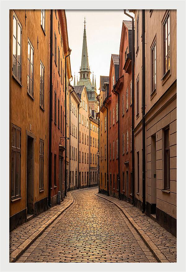 Gamla Stan At Golden Hour
