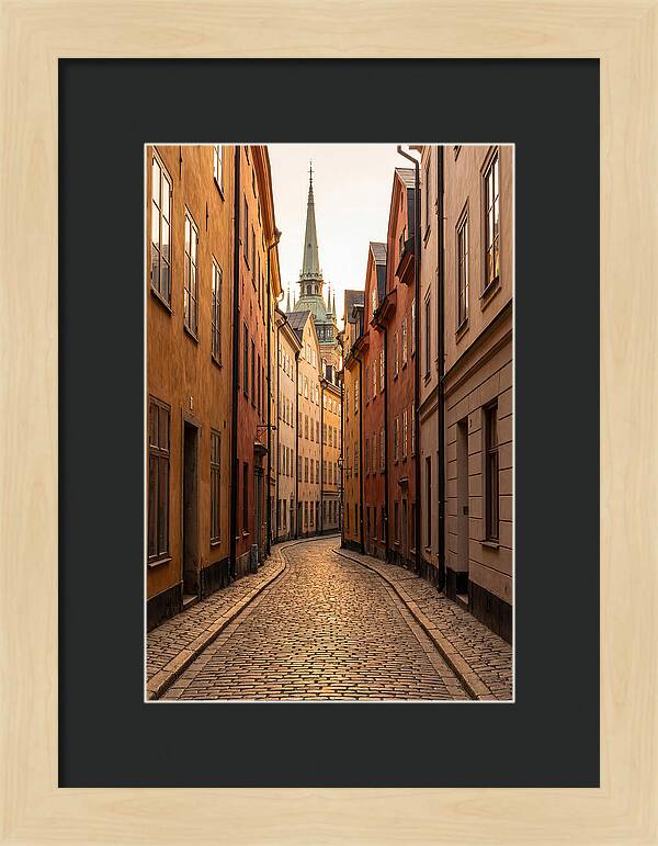 Gamla Stan At Golden Hour