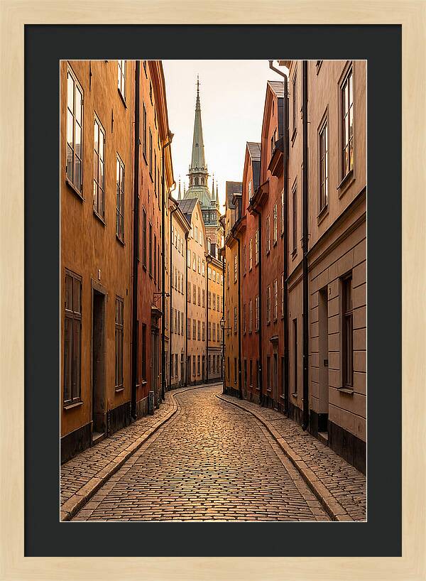 Gamla Stan At Golden Hour