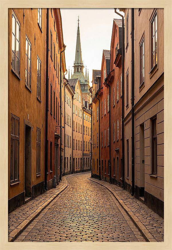 Gamla Stan At Golden Hour
