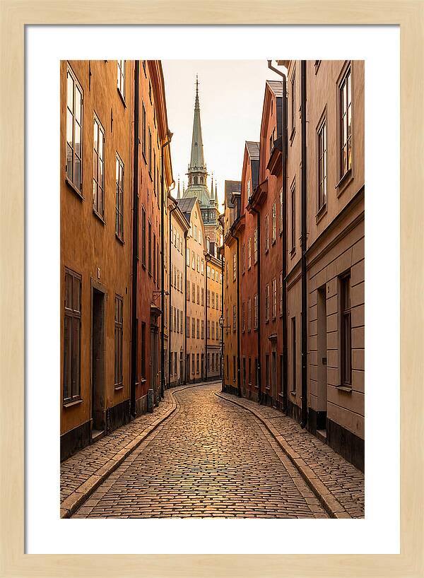 Gamla Stan At Golden Hour