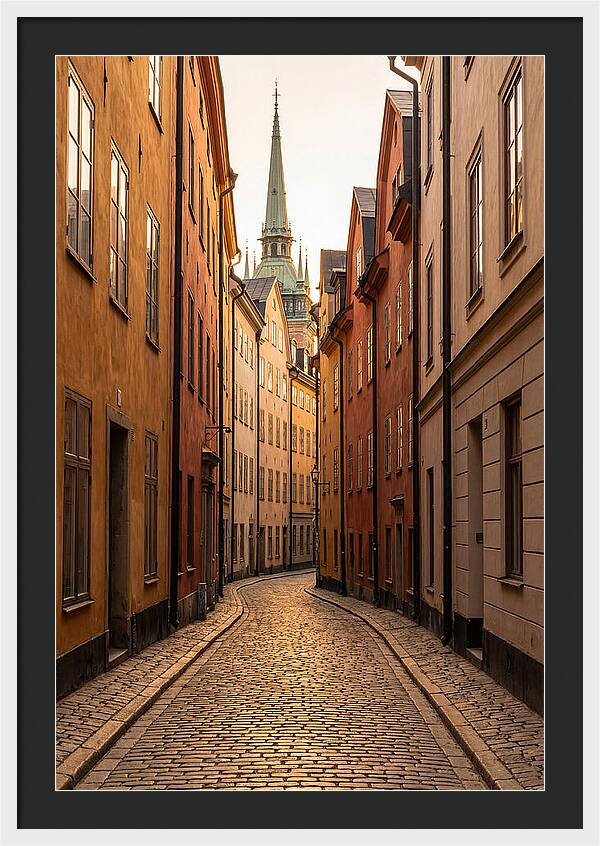 Gamla Stan At Golden Hour