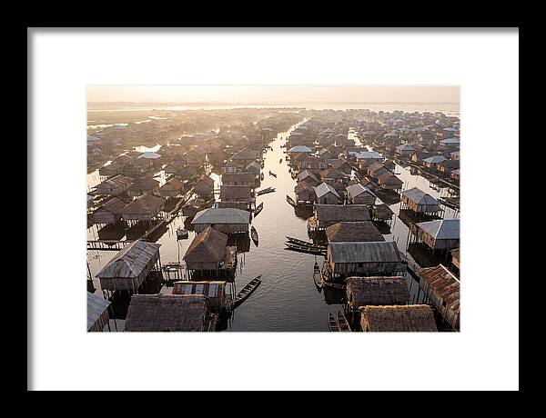 Ganvie Lake Village From Above