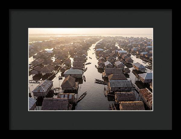 Ganvie Lake Village From Above