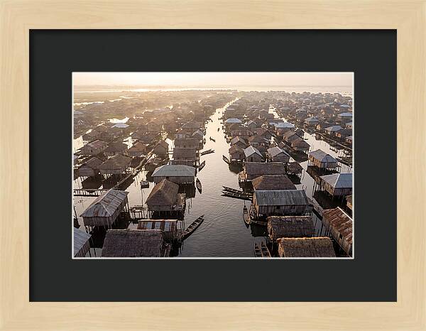 Ganvie Lake Village From Above