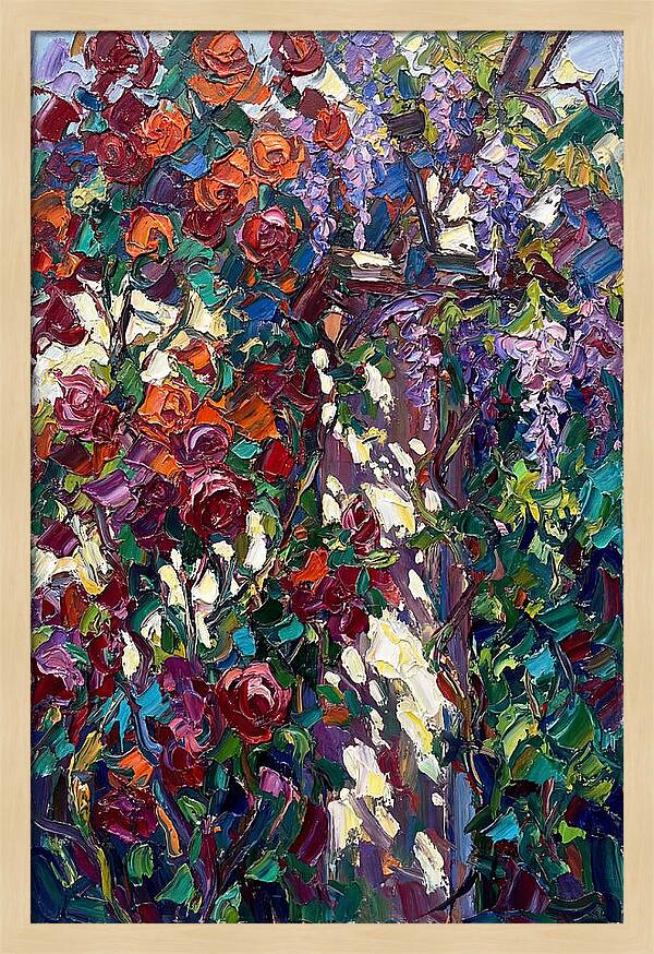 Garden Arbor In Bloom