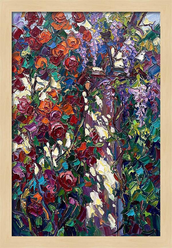 Garden Arbor In Bloom