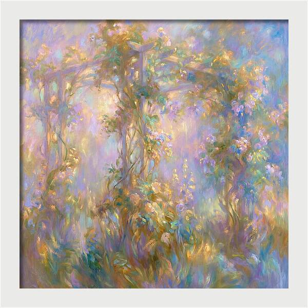 Garden Arbor In Light