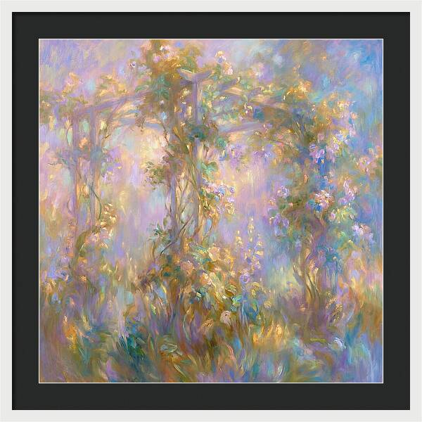 Garden Arbor In Light