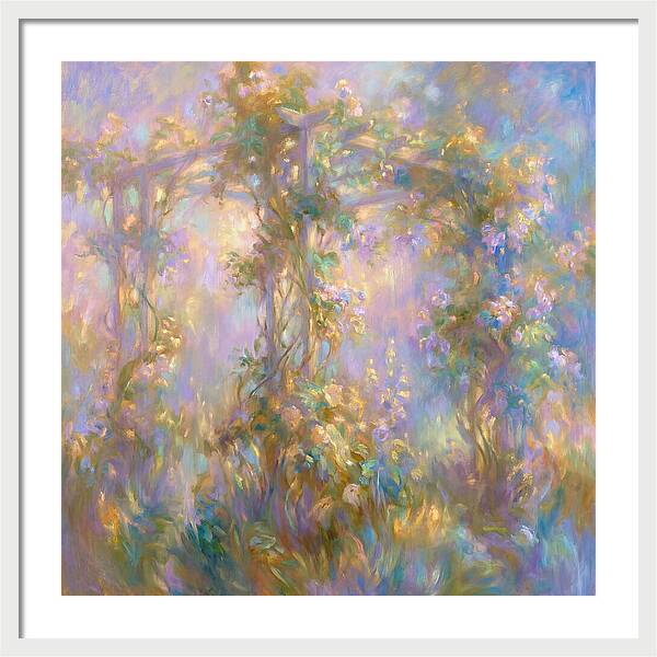 Garden Arbor In Light