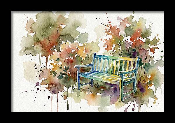 Garden Bench Amongst Nature