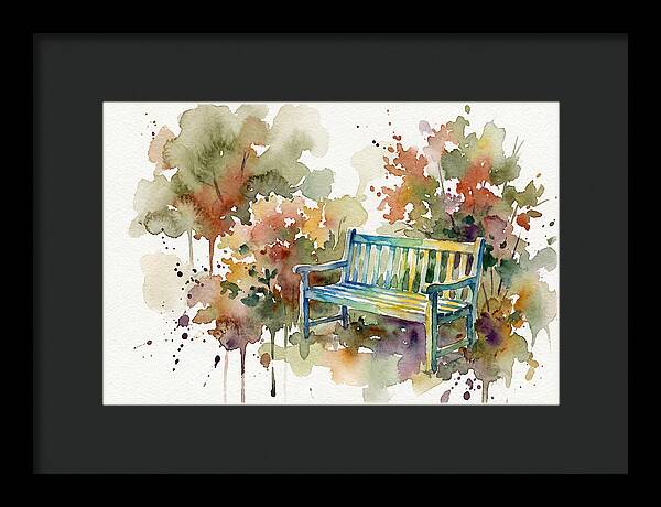 Garden Bench Amongst Nature