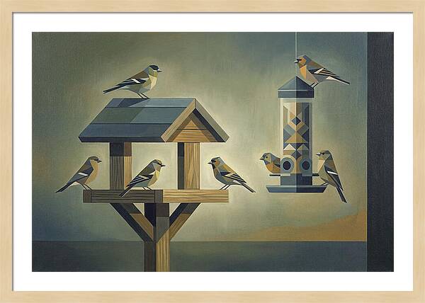 Garden Birds At The Feeder