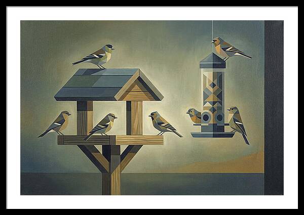 Garden Birds At The Feeder