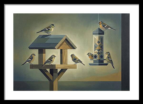 Garden Birds At The Feeder