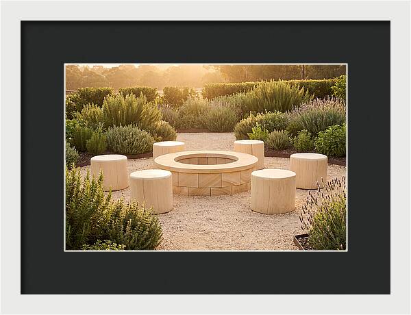 Garden Bonfire Gathering Space