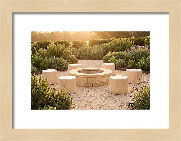 Garden Bonfire Gathering Space