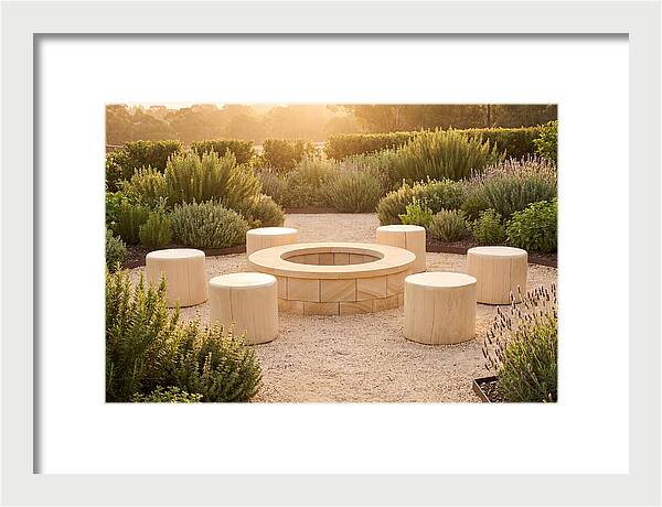 Garden Bonfire Gathering Space