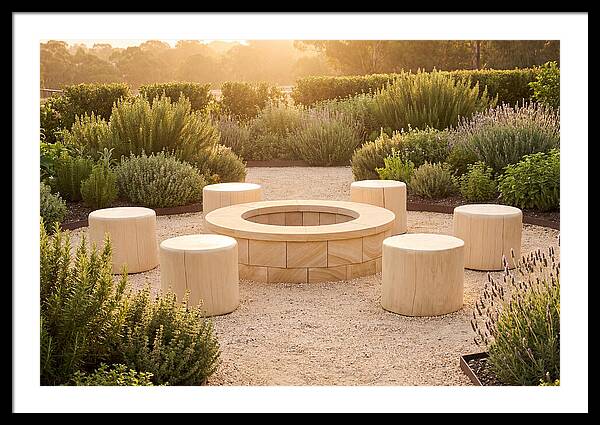 Garden Bonfire Gathering Space