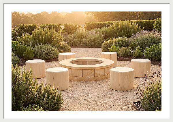 Garden Bonfire Gathering Space