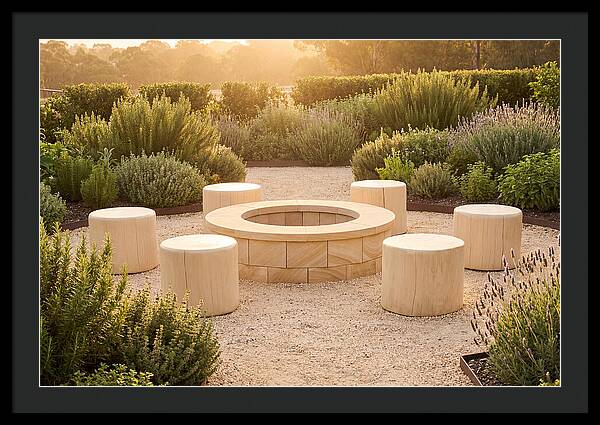 Garden Bonfire Gathering Space