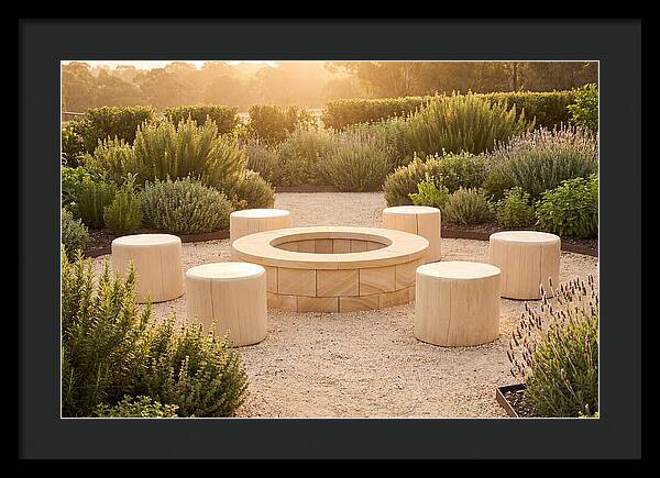 Garden Bonfire Gathering Space