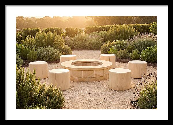 Garden Bonfire Gathering Space