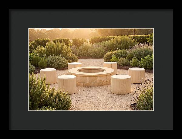 Garden Bonfire Gathering Space