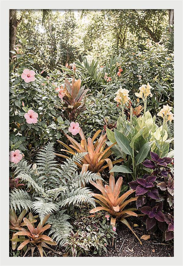 Garden Border In Soft Colors