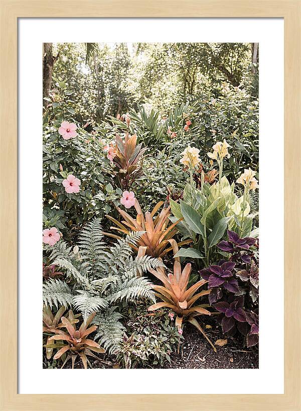 Garden Border In Soft Colors