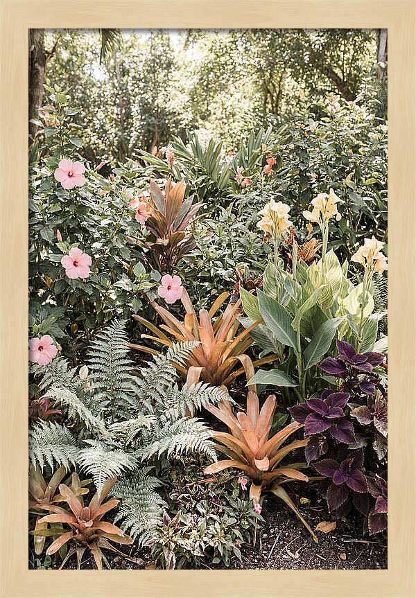 Garden Border In Soft Colors