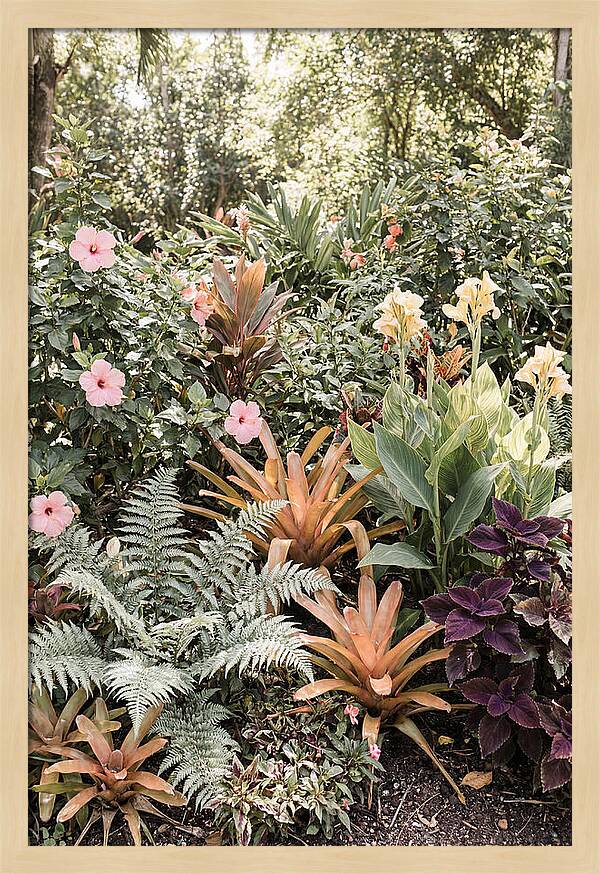 Garden Border In Soft Colors