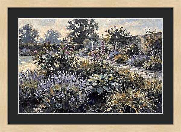 Garden Border In Soft Colors