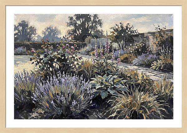 Garden Border In Soft Colors