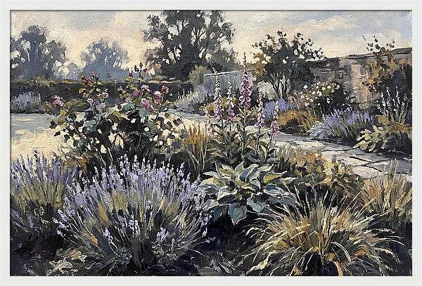 Garden Border In Soft Colors