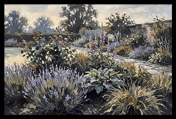 Garden Border In Soft Colors