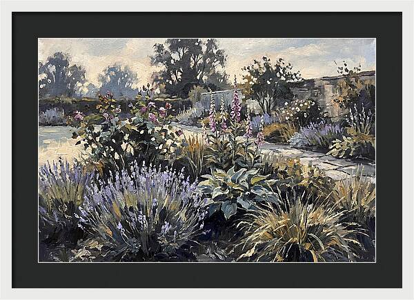 Garden Border In Soft Colors