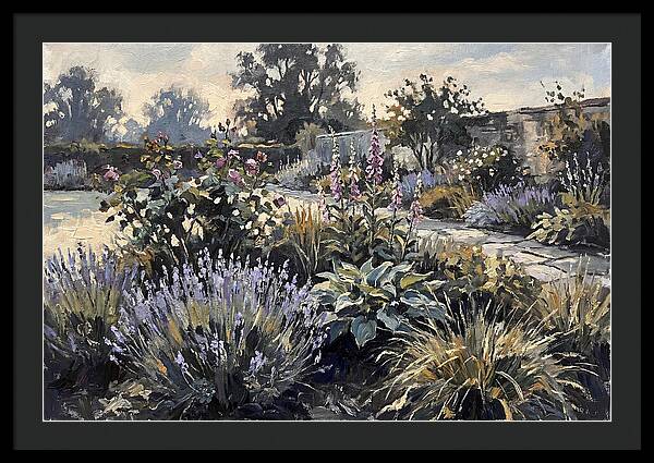 Garden Border In Soft Colors