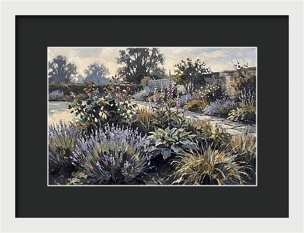 Garden Border In Soft Colors