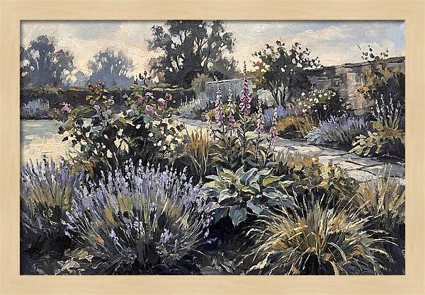 Garden Border In Soft Colors